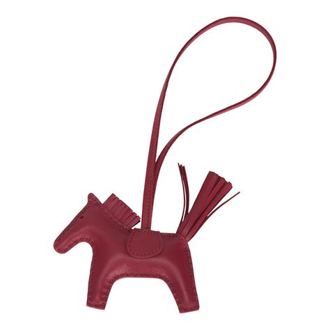 charm horse hermes|Hermes rodeo charm rubis.